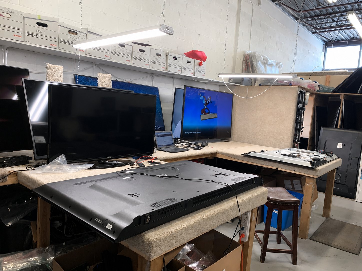 A1tek Services TV repair workshop in Scarborough